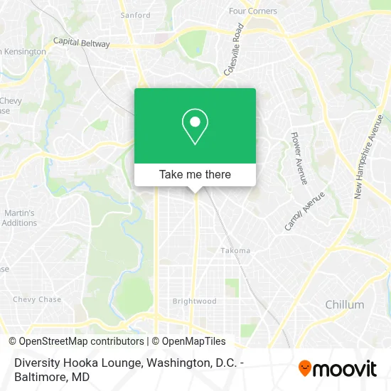Diversity Hooka Lounge map