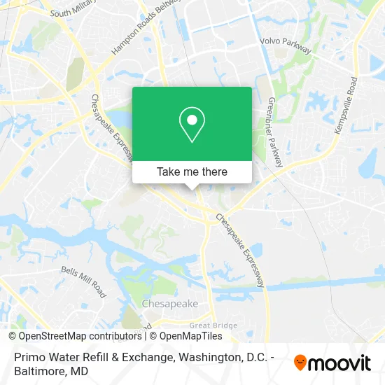 Primo Water Refill & Exchange map