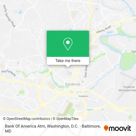 Bank Of America Atm map