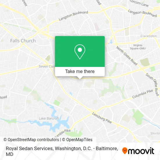 Royal Sedan Services map