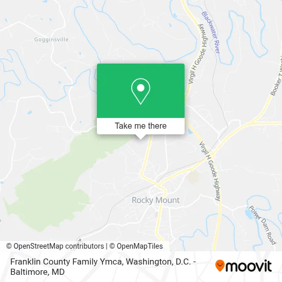 Franklin County Family Ymca map