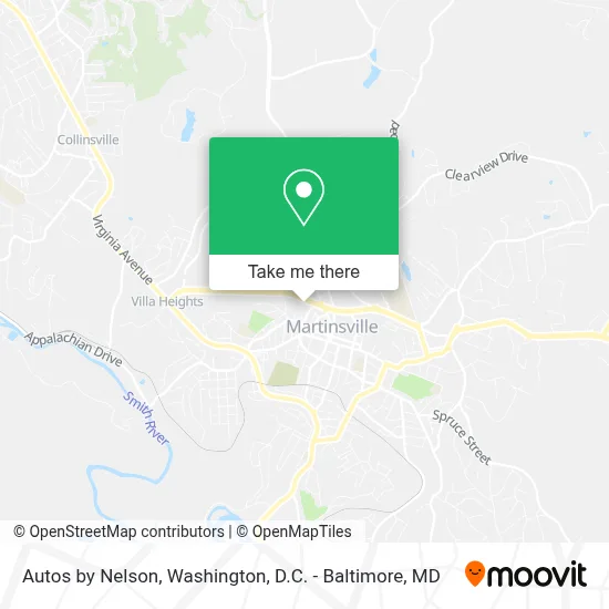 Autos by Nelson map