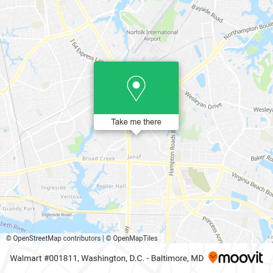 Walmart #001811 map