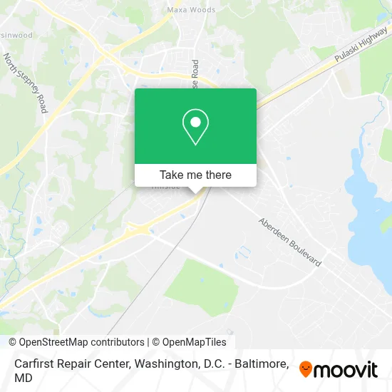 Carfirst Repair Center map