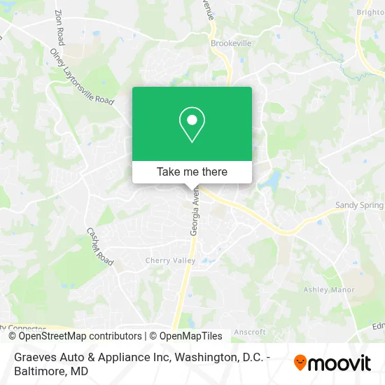 Graeves Auto & Appliance Inc map