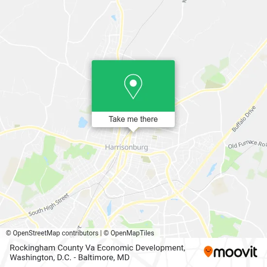 Rockingham County Va Economic Development map