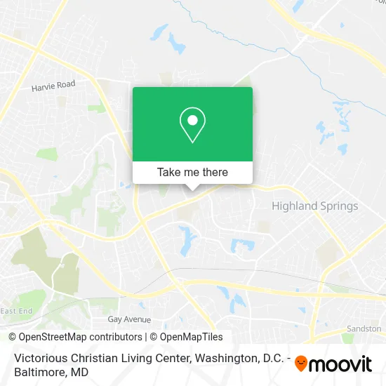Victorious Christian Living Center map