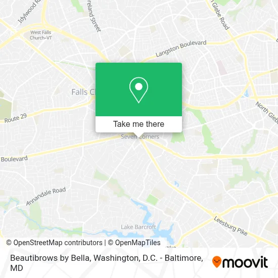 Beautibrows by Bella map
