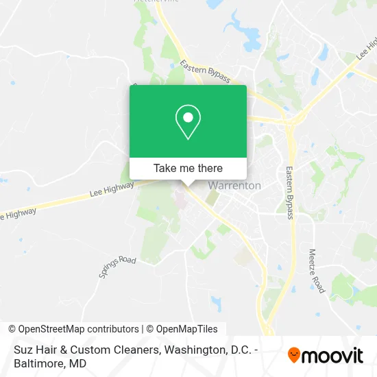 Suz Hair & Custom Cleaners map