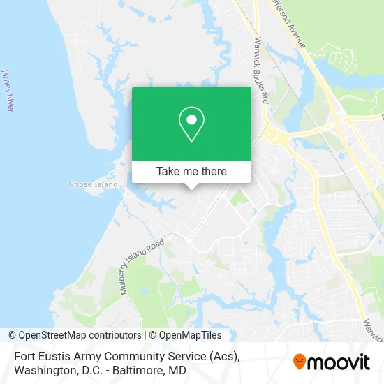Fort Eustis Army Community Service (Acs) map