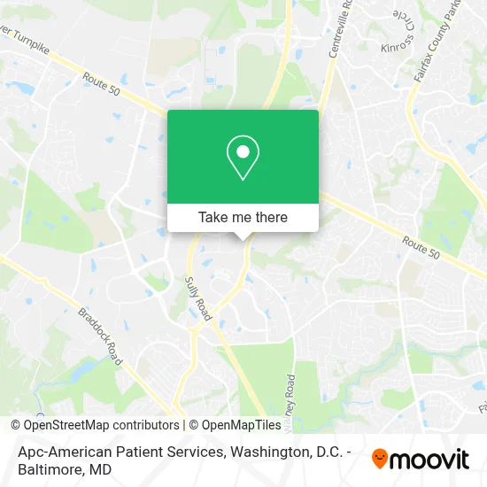 Apc-American Patient Services map