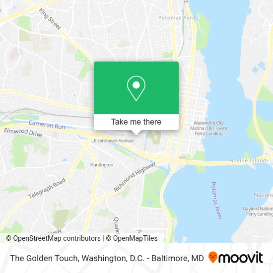 The Golden Touch map