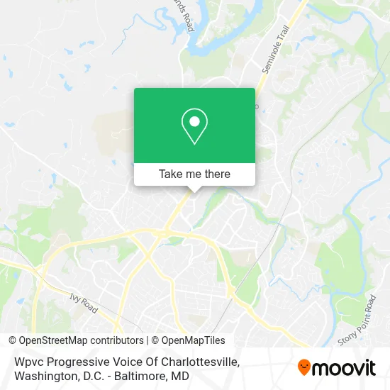 Wpvc Progressive Voice Of Charlottesville map