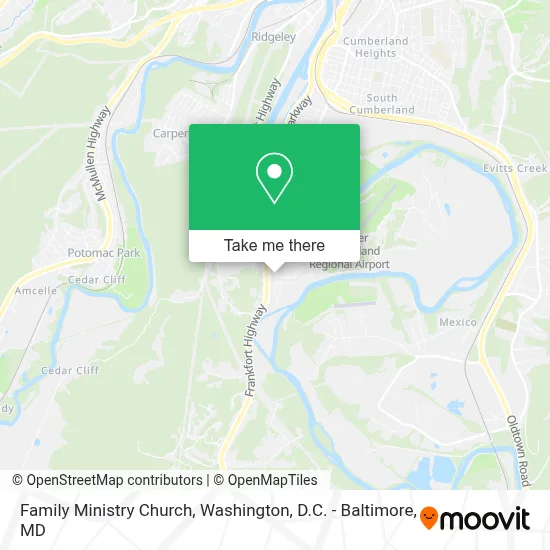 Family Ministry Church map