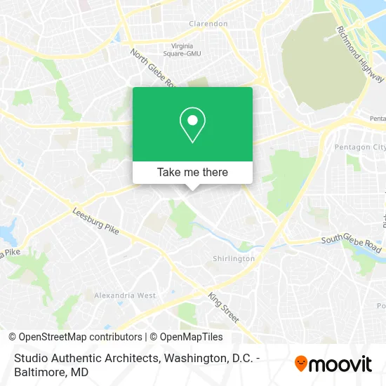 Studio Authentic Architects map