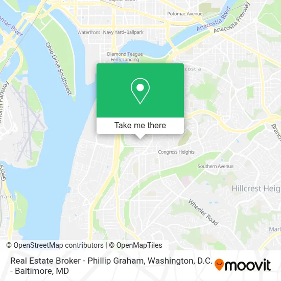 Real Estate Broker - Phillip Graham map