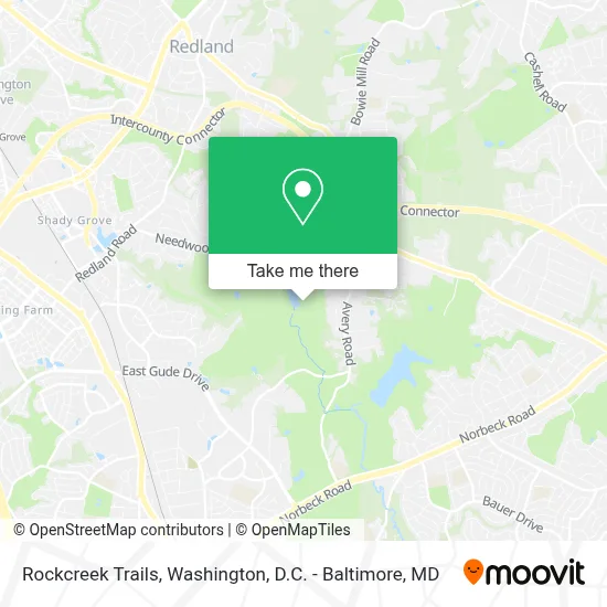 Rockcreek Trails map