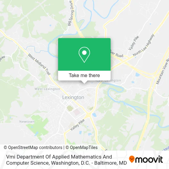 Vmi Department Of Applied Mathematics And Computer Science map