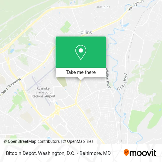 Bitcoin Depot map