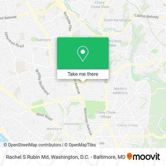 Rachel S Rubin Md map