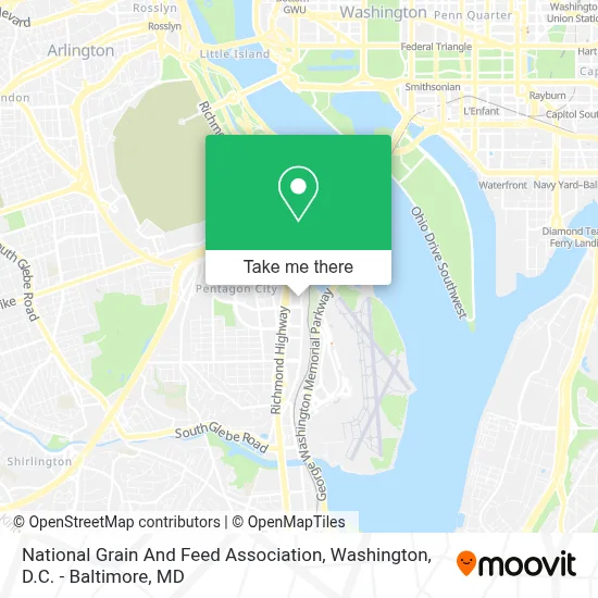 National Grain And Feed Association map