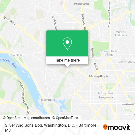 Silver And Sons Bbq map