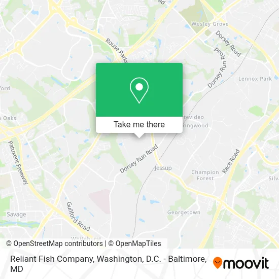 Reliant Fish Company map