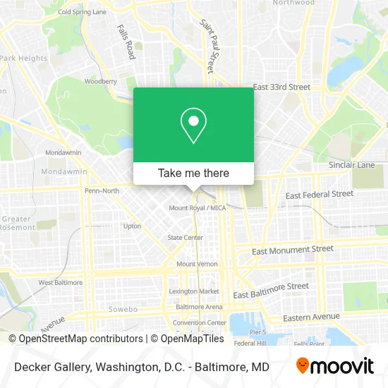 Decker Gallery map