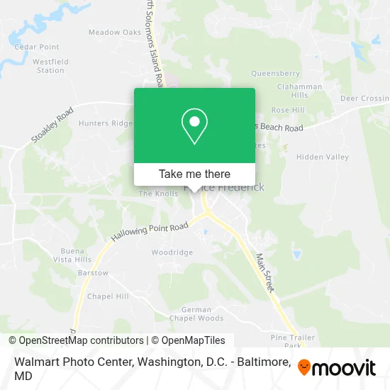 Walmart Photo Center map