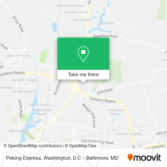 Peking Express map