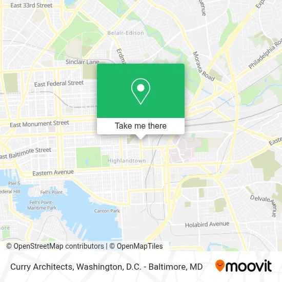 Curry Architects map