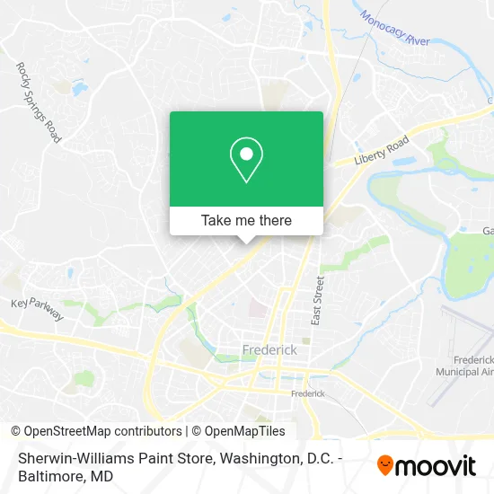 Sherwin-Williams Paint Store map