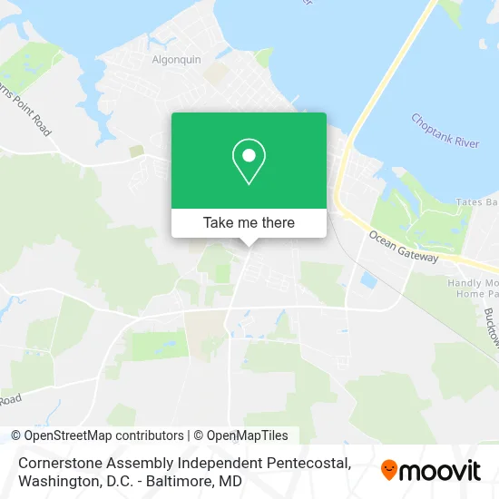 Cornerstone Assembly Independent Pentecostal map