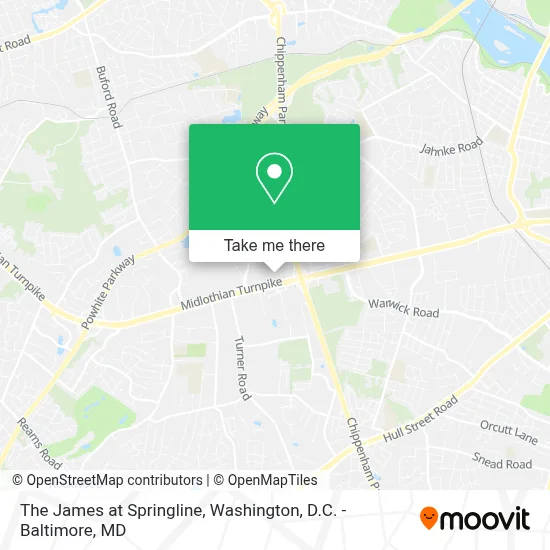 The James at Springline map