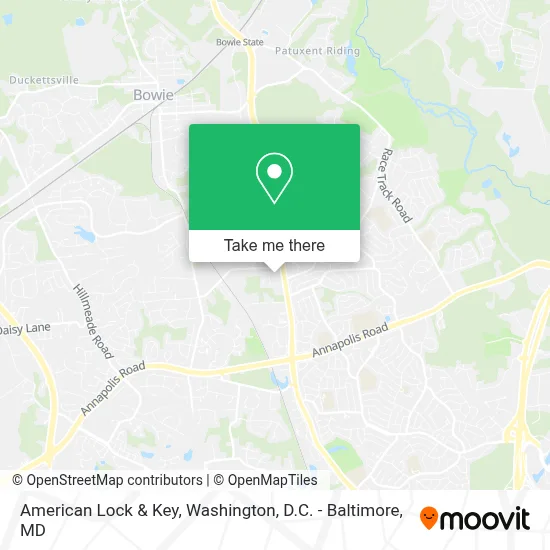 American Lock & Key map
