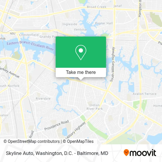 Skyline Auto map