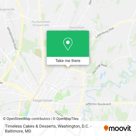 Timeless Cakes & Desserts map