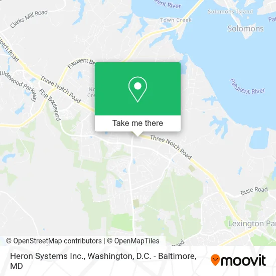 Heron Systems Inc. map