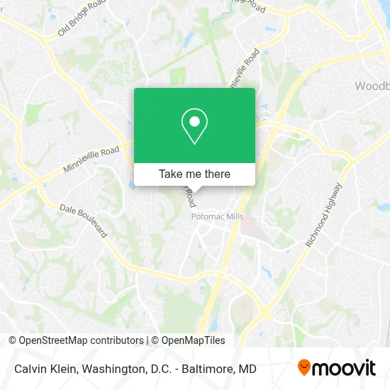 Calvin Klein map
