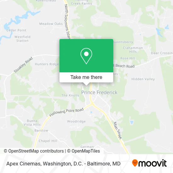 Apex Cinemas map