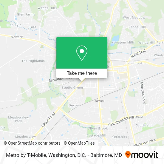 Metro by T-Mobile map