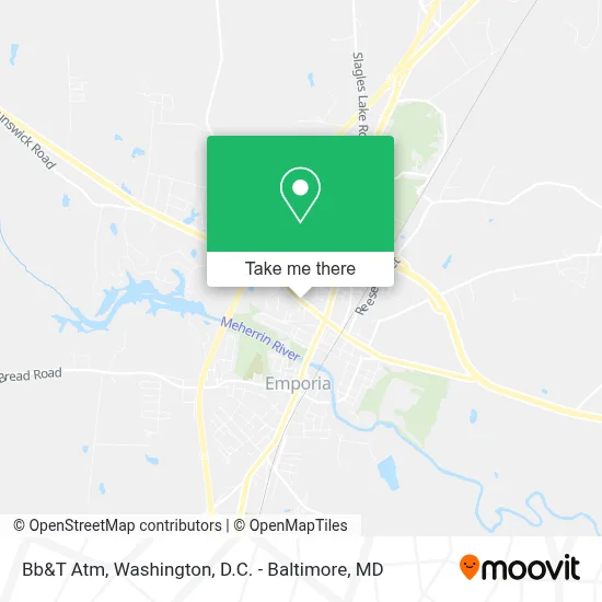 Bb&T Atm map
