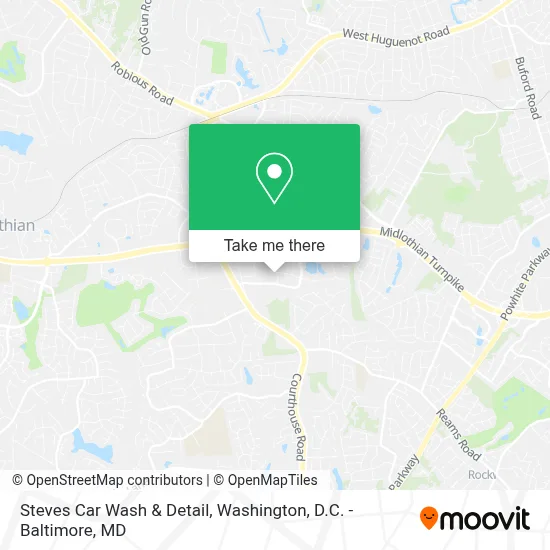 Steves Car Wash & Detail map