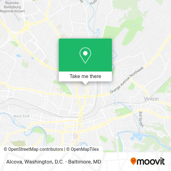 Alcova map