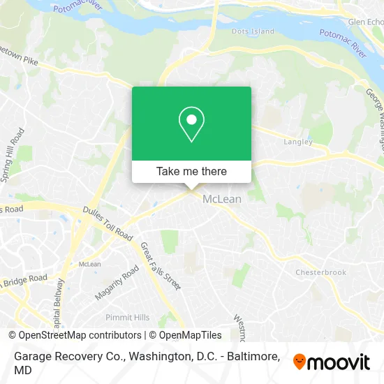 Garage Recovery Co. map