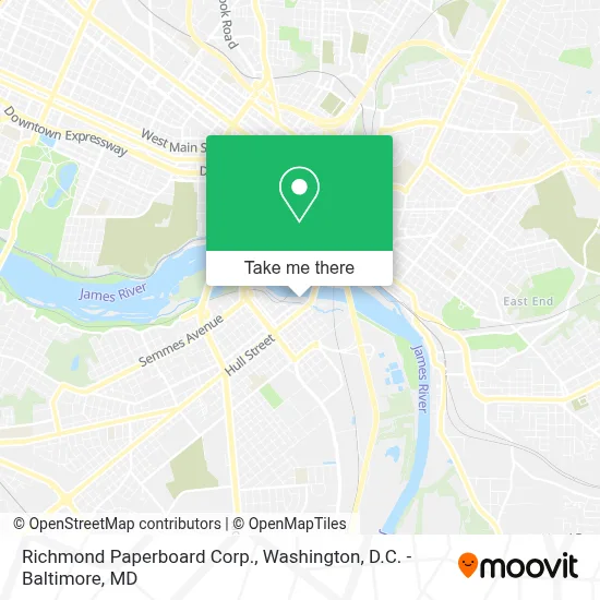 Richmond Paperboard Corp. map