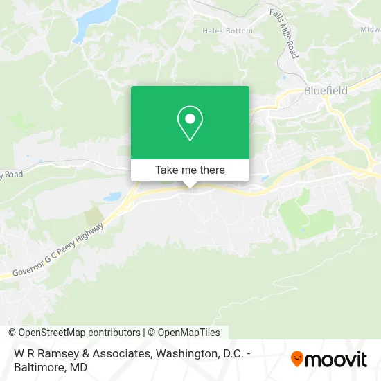 W R Ramsey & Associates map