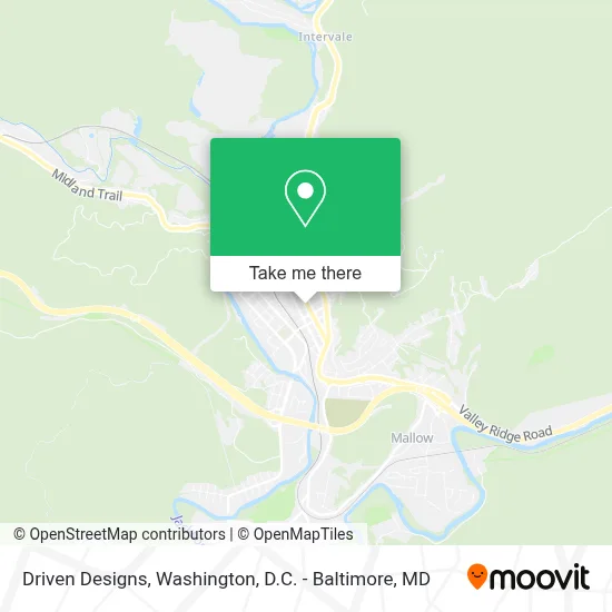 Driven Designs map