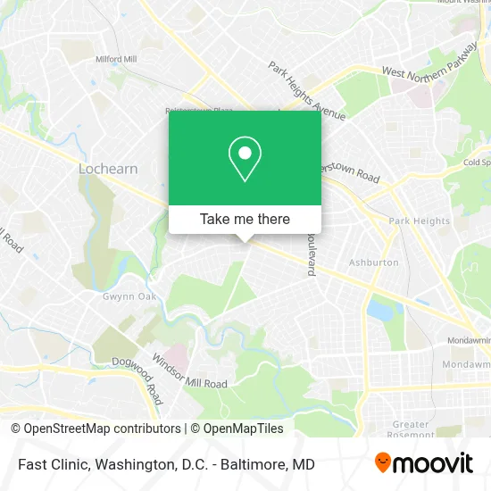 Fast Clinic map