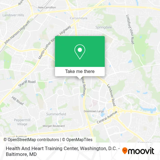 Health And Heart Training Center map
